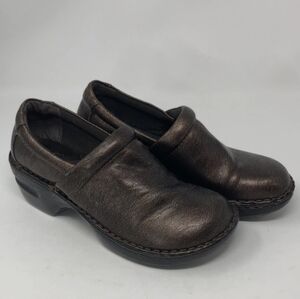Bronze BOC, Peggy Clog, 7.5, faux leather